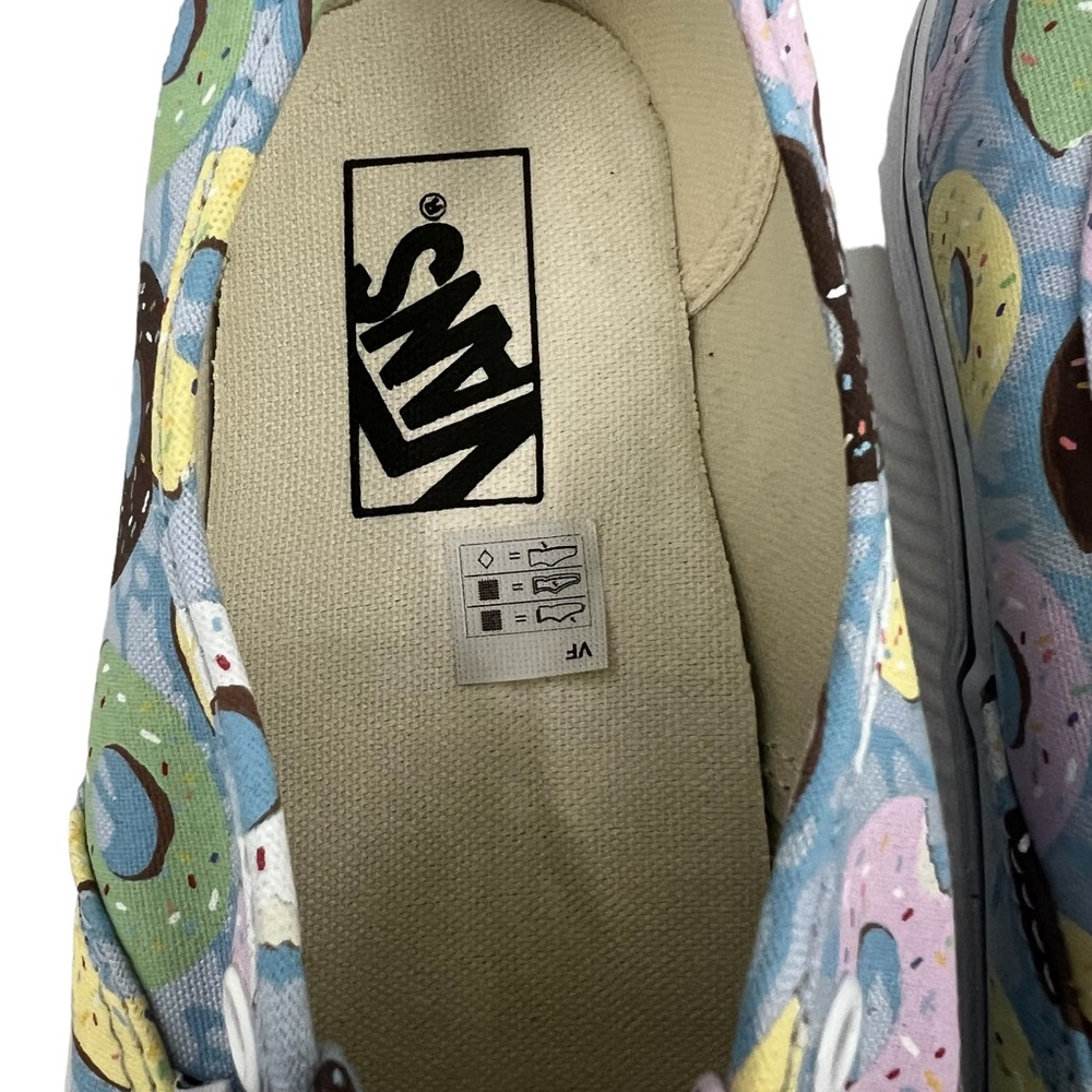 Vans Canvas Low Top Unisex Men 6.5 Women 8  Late Night Skyway‎ Doughnut Print - Picture 5 of 13